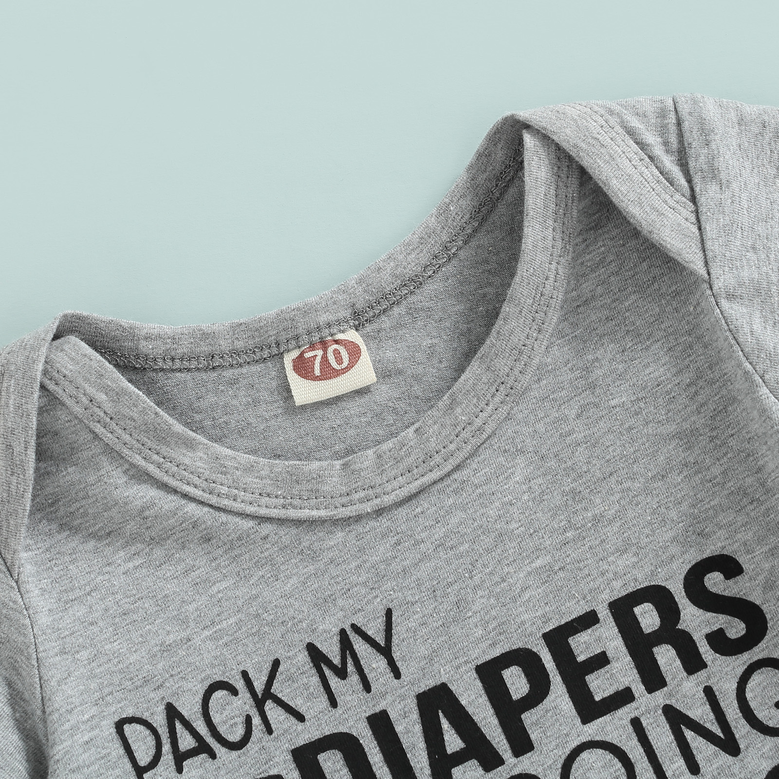 Baby-bodys mit buchstabenprint, kurzarm, sommer-Overall, kleidung und Outfits für mädchen und jungen