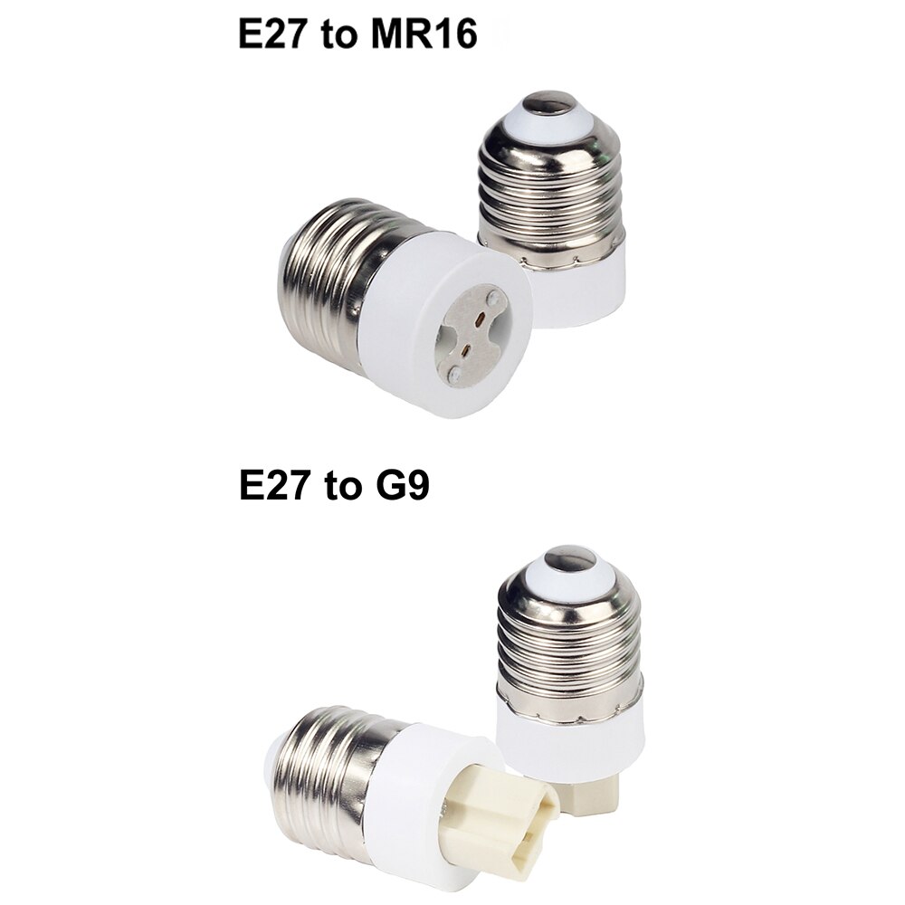 Lamp Converter E27 Male naar E12 E14 E40 B22 MR16 G9 GU10 Vrouwelijke Lamp Socket Lamp Base Uitbreiden Adapter