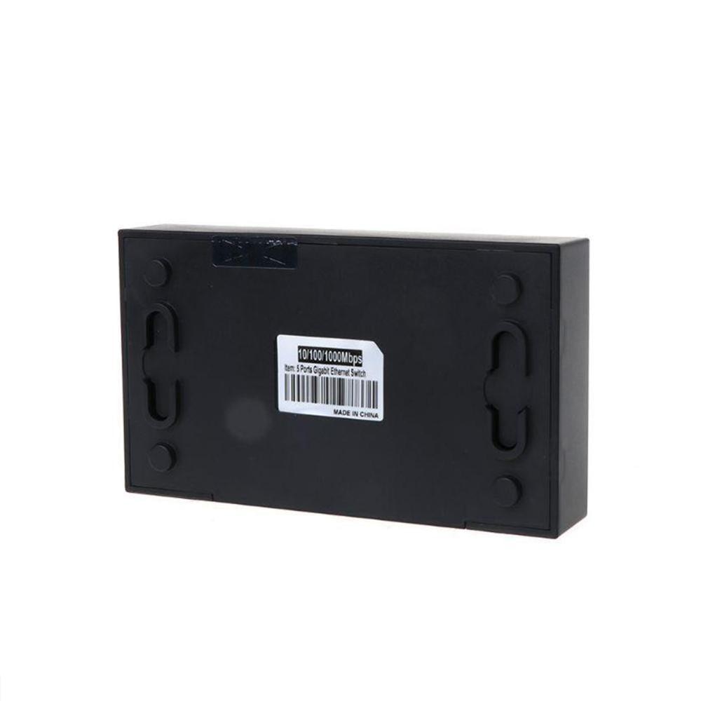 5 Port 10/100/1000Mbps Network Switcher Hub Fast Ethernet RJ45 Gigabit Switch Splitter Travel Lan Switch Hub for PC Desktop