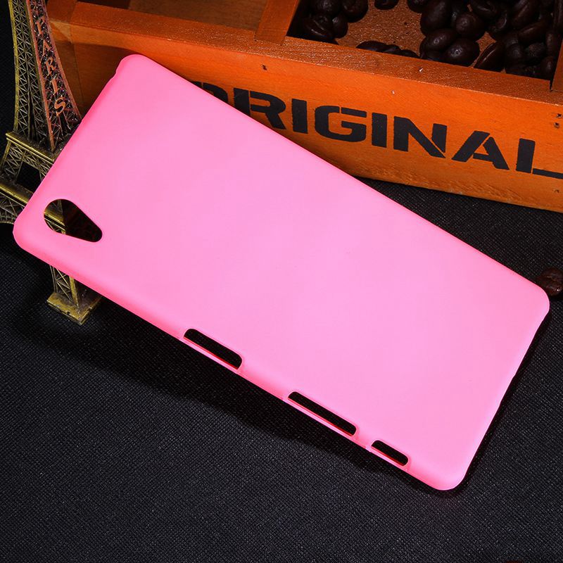 Neue Multi Farben Luxus Gummierte Matte Kunststoff Hard Case Für Sony Xperia X/X Dual F5122 5,0" handy Abdeckung Fällen: Pink