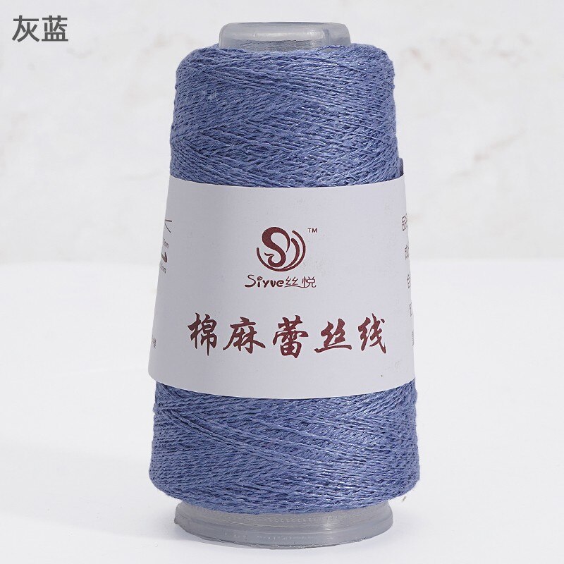 Il filato di lino mercerizzato da 50g è tessuto a mano: 25