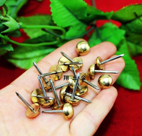 Chinese Nails Ancient copper nails Antique Decorative Doornail Sofa nail brass Big bubble nails 10MM*20MM