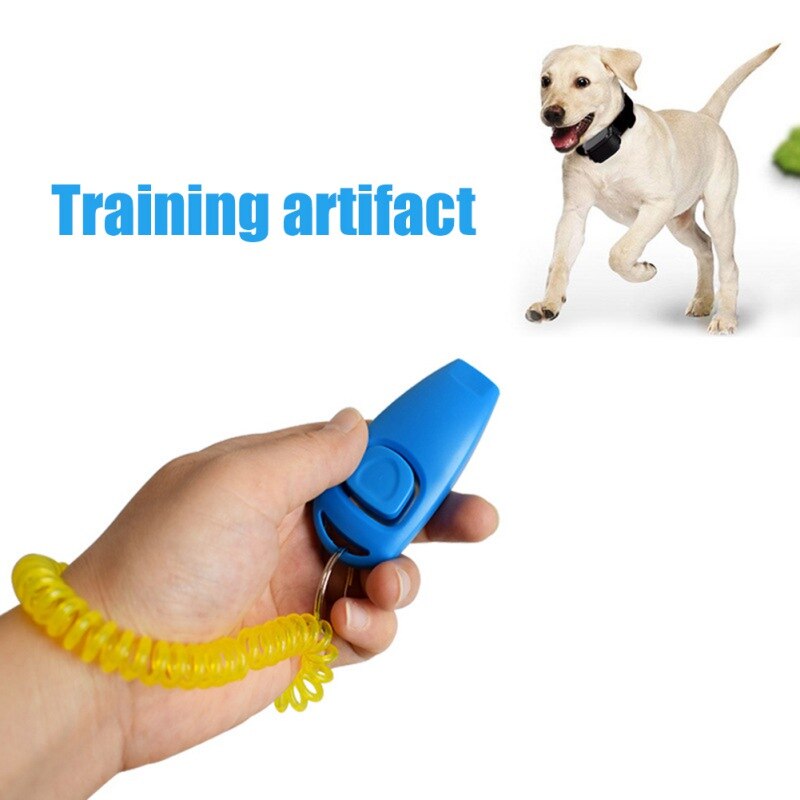 2 In 1 Hond Opleiding Fluitje Clicker Interactieve Game Hond Trainer Ondersteunende Gids Met Sleutelhanger Hond Dierbenodigdheden