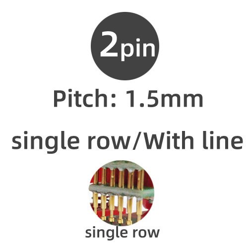 2Pin 3Pin 4pin Frame Clip Test Downloader Programming Tool Jtag 1.5mm Burning Hand hold Tool with Dupont cable: 2p With line