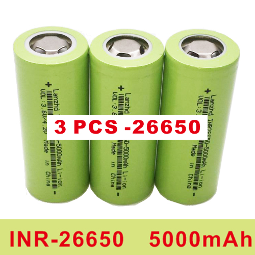 1-10 sztuk nowe baterie 26650 akumulator 50A bateria litowa 3.7V 5000mA nadaje się do elektronarzędzi: WHITE