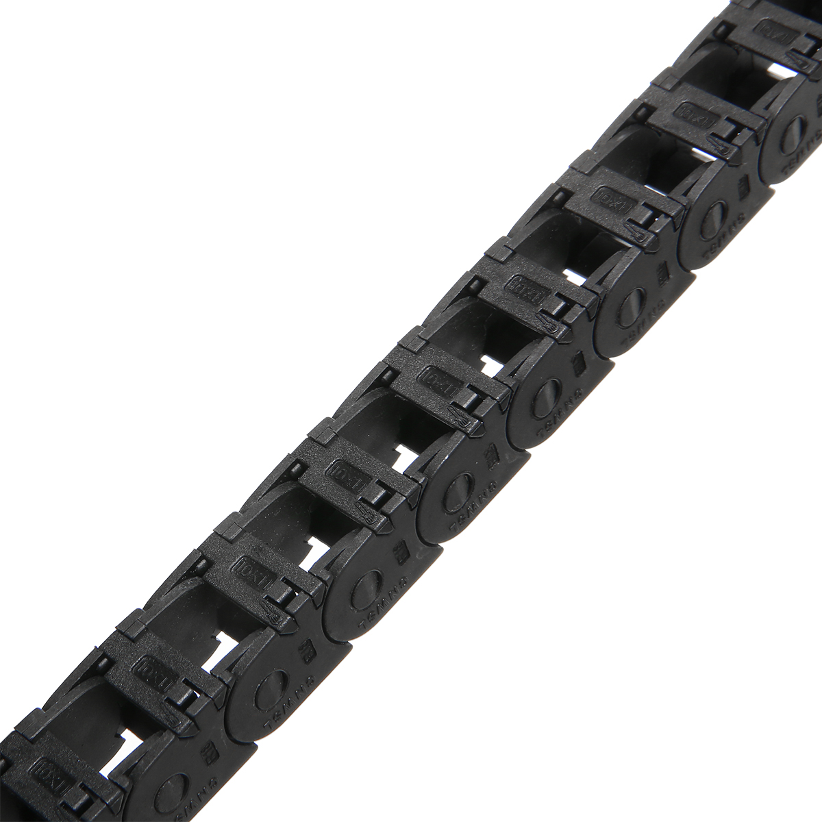 1M Nylon Kabel Carrier Drag Chain Geneste Draad Carriers Transmissie Chains Vloerkettingbanen Tank Keten Voor Cnc Router Machine Tools