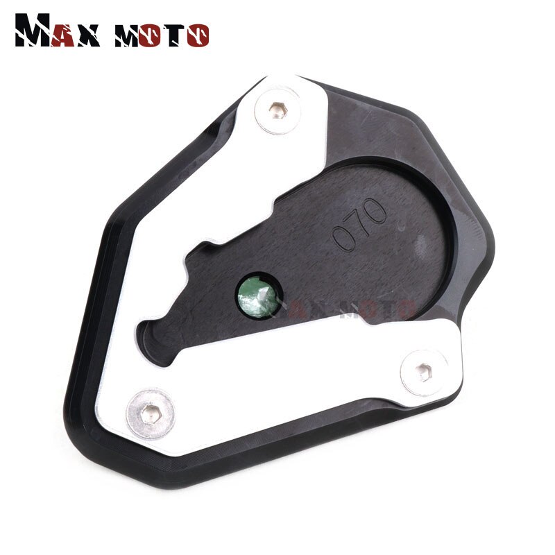 Motorcycle CNC Kickstand Voet Side Stand Extension Pad Ondersteuning Plaat Vergroten Stand Cover Voor Ducati 848 1098 1199
