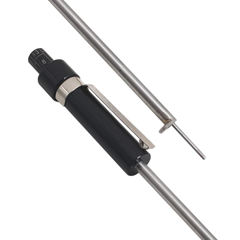 Brake Pad Measuring Gauge Brake Pad Scale Brake Pad Detection Pen Brake Pad Test Special Tool for Car Tire