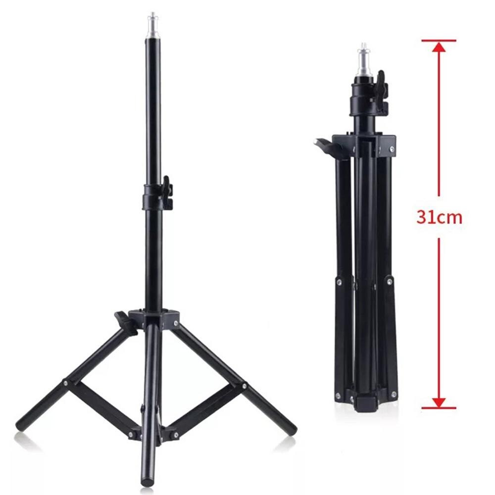 BGNing Metal Three-section Tripod Mobile Phone Holder SLR Camera Stand Photography Stabilizer Tripod Light Support Photo Studio