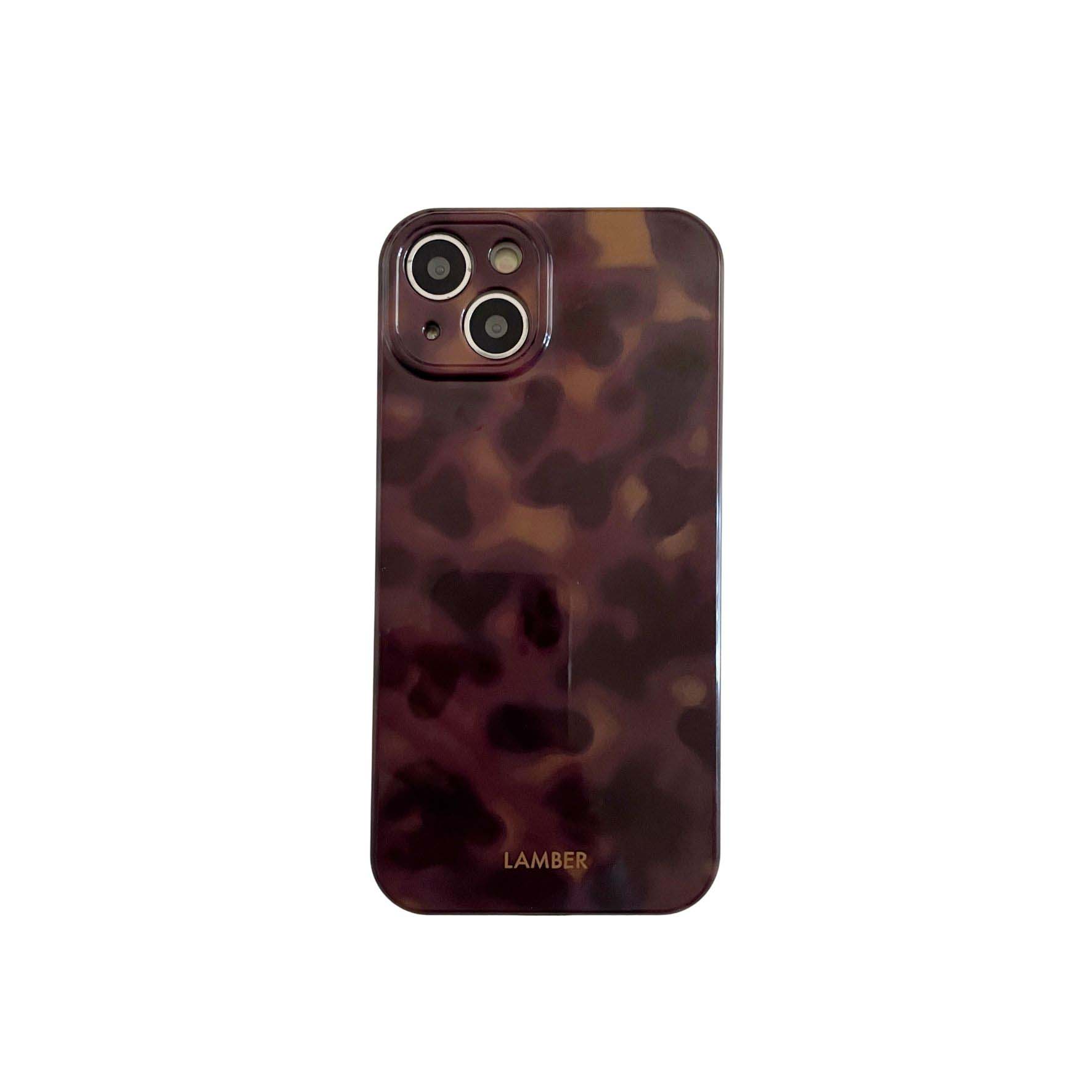 Funda de teléfono a prueba de golpes imd suave de silicona marrón retro ámbar para iphone 14 12 11 13 pro max 15 promax protector contraportada