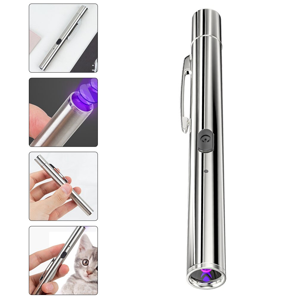 Linterna UV recargable para pesca nocturna, linterna para hongos, orina de mascotas: Default Title