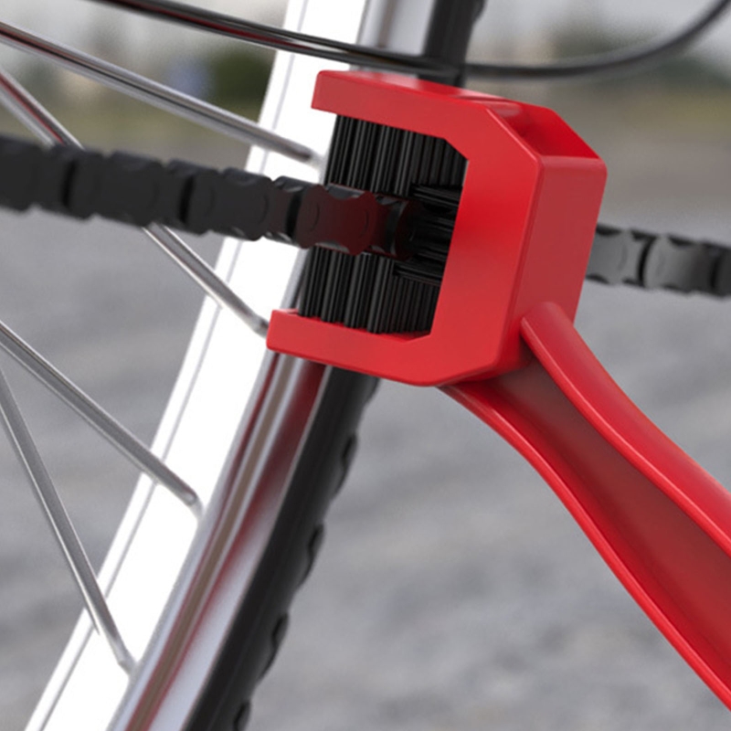 Kit de cepillo de limpieza para cadena de motocicleta, herramientas de limpieza para mantenimiento de engranajes, juego de depurador, cuidado de bicicleta, estable, duradero, doble extremo