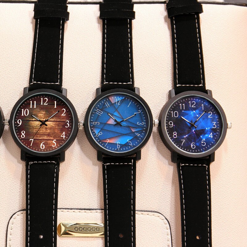 Armbandsur damklocka dam quartz armbandsur för kvinna stor urtavla kvinnlig timmar hodinky montre femme par