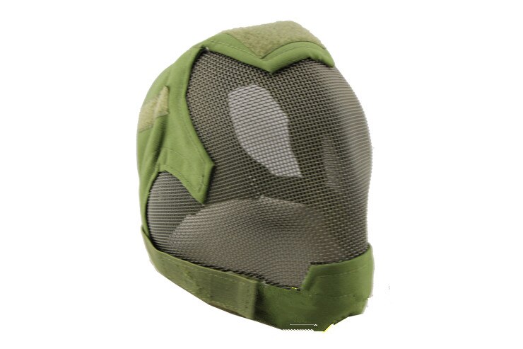 Duty Volgelaatsmasker Een grade staal mesh beschermende masker beschermende masker oor V6 zwart