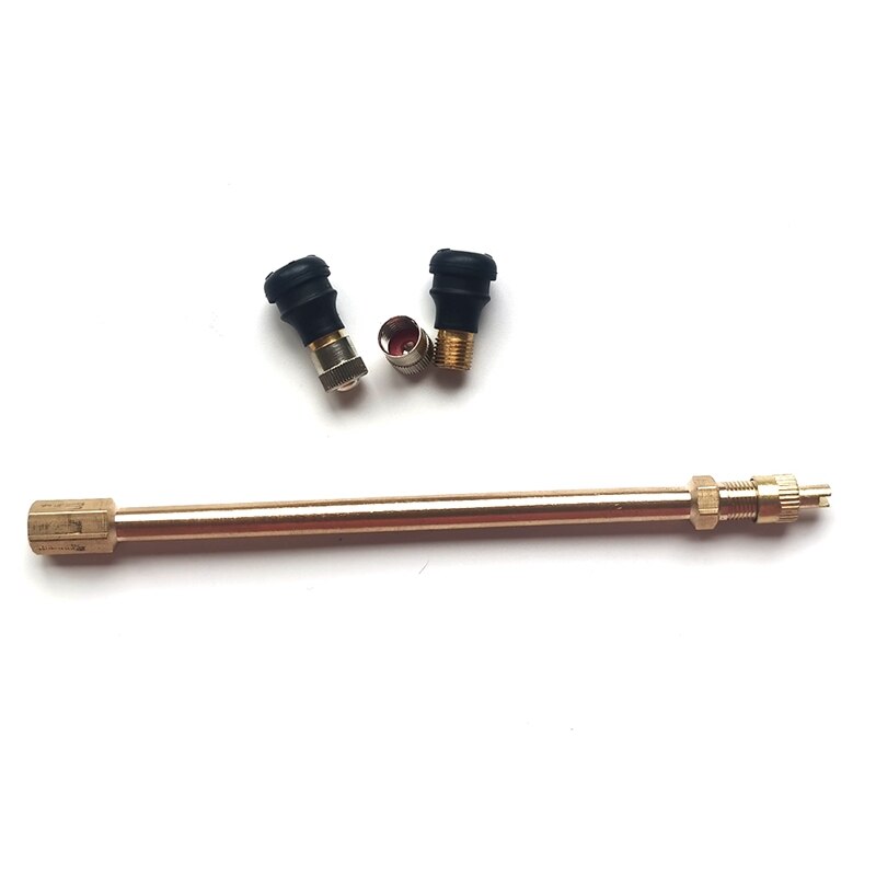 Adaptador de válvula de neumático extendido para patinete eléctrico Xiaomi M365/Pro Ninebot Max G30, válvula sin cámara de vacío: Default Title