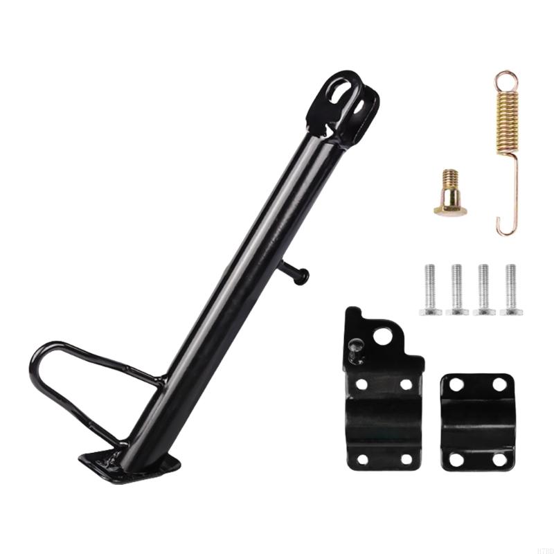 H7BD 14-24 Motos Kickstand Modificación Universal Side para mayoría del soporte soporte lateral reemplazo motos: Marfíl