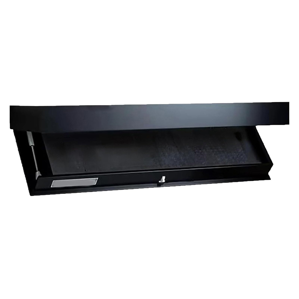Houten verborgen zwevende plank met geheim compartiment Vitrinekastrek Aan de muur gemonteerde verborgen planken voor woondecoratie: Black