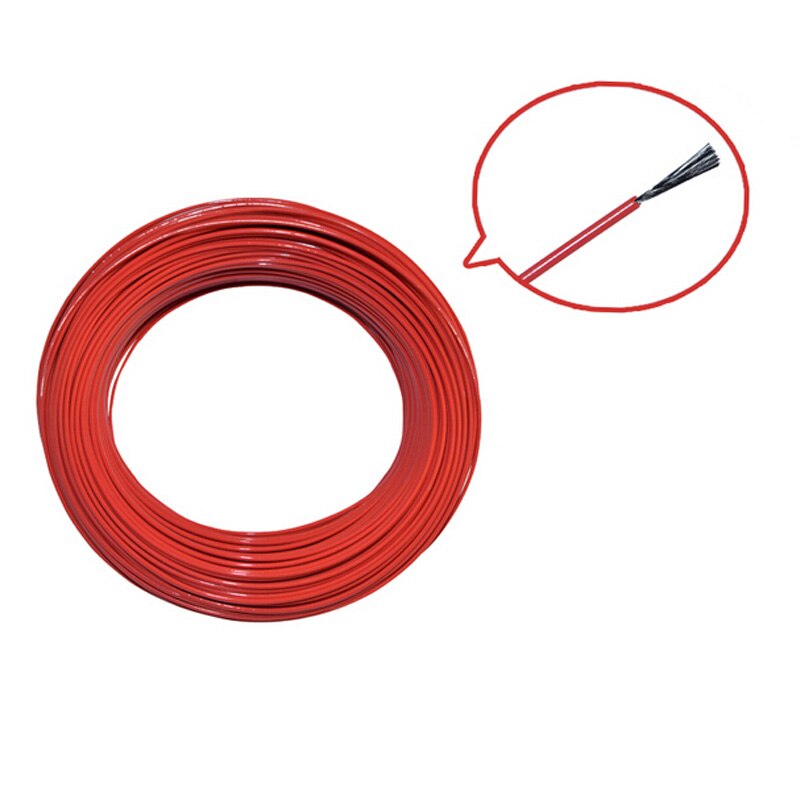100M 12K Infrared Heating Cable System of 3mm Silicone Carbon Fiber Heating Wire Electric Hotline for Floor Heating