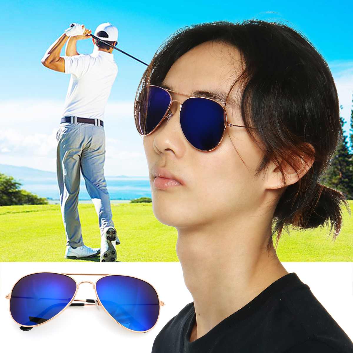 Golf Vinden Bril Golfbal Finder Professionele Lenzen Bril Sport Zonnebril Fit Voor Hardlopen Golf Rijden