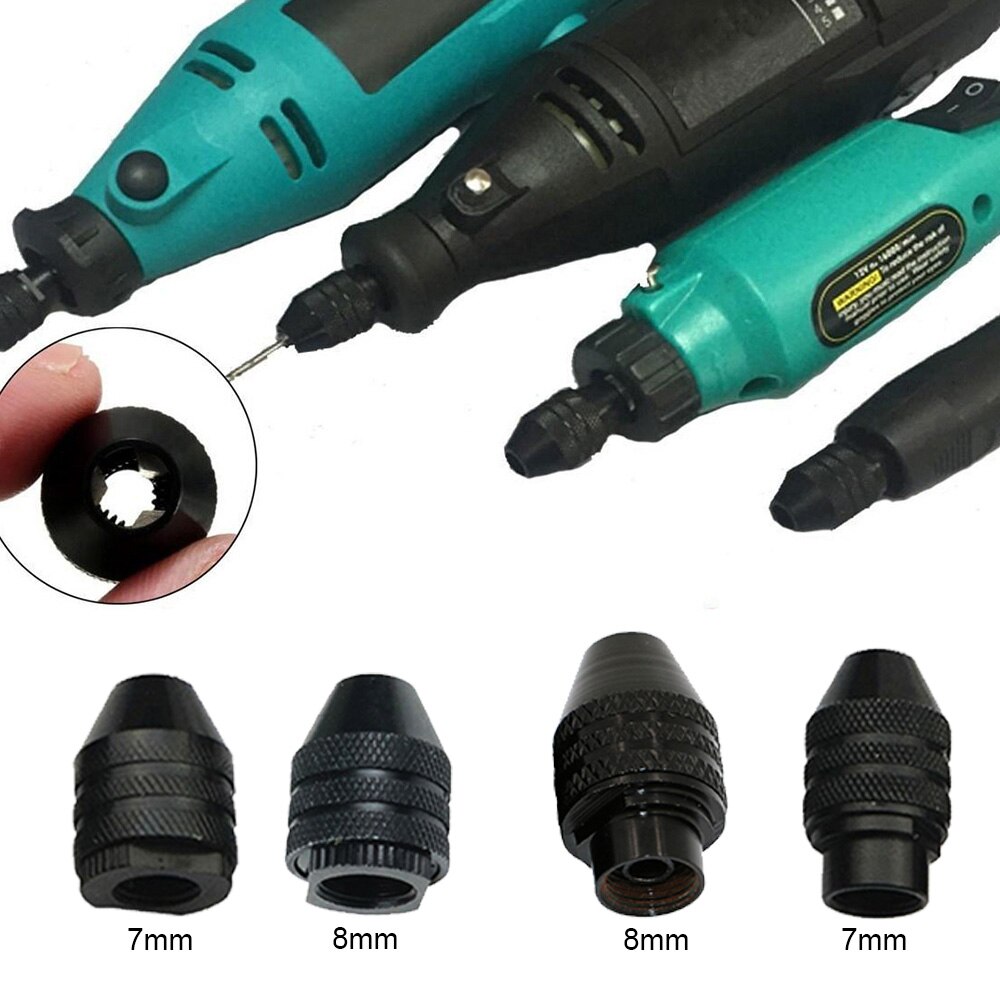 Three-jaw Chuck Drill Electric Mini Multi Keyless Drill Chuck Universal Mini Three-Jaw Chuck Tool For Rotary Machine Tools