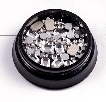 nouveauté Nail art Non fix ongles Strass cristal swarovski verre perles en vrac Strass pour ongles décorations: XY102