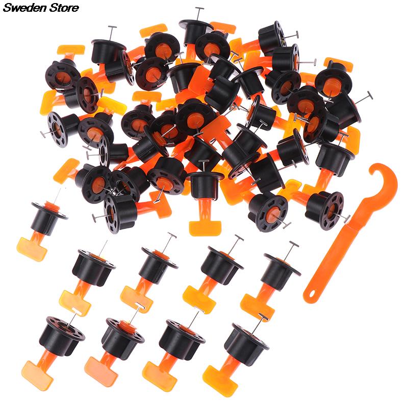 50 Pieces/package Reusable Horizontal Wedge Tile Spacer For Floor Tile Tile Leveling System Positioning Leveler Bracket