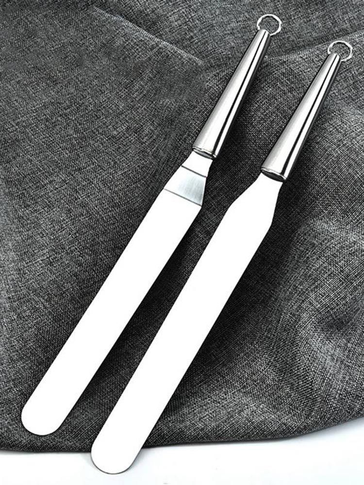 Stainless Steel Baking and Pastry Tools Portable Cream Spatula Cake Butter Kitchen Gadget Cake Decorating Tool