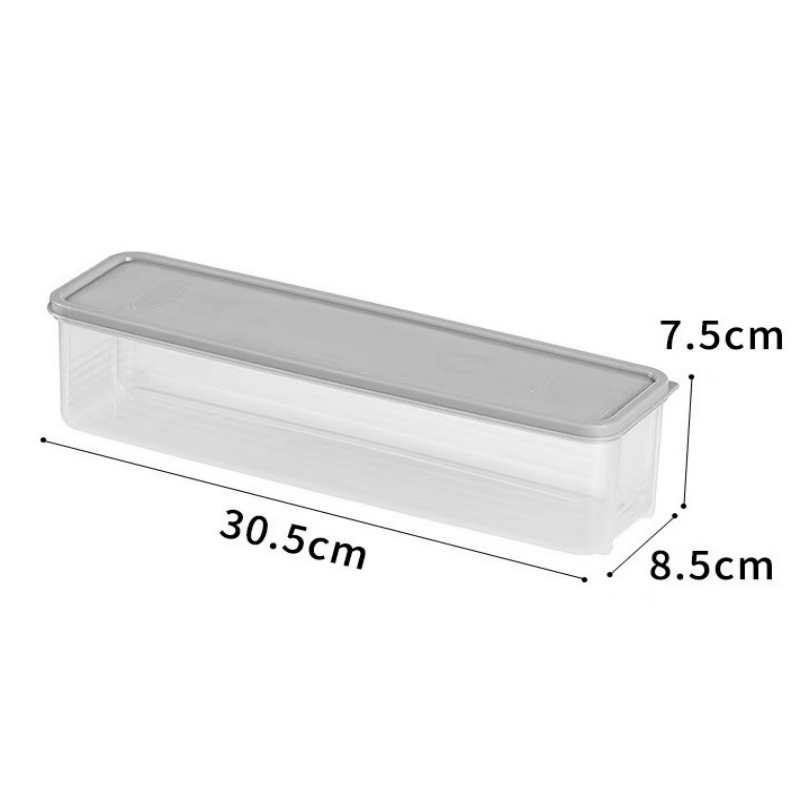 Noodle Opbergdoos Koelkast Vers Voedsel Doos Pasta Verzegelde Container Met Deksels Keuken Classificatie Organizer 30.5*8.5*7.5CM: Licht Groen