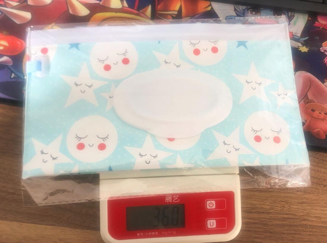 1Pcs Opbergzakken Draagbare Baby Natte Doekjes Doos Doekjes Container Milieuvriendelijke Dragen Clamshell Cosmetische Schoonmaken Doekjes Gevallen