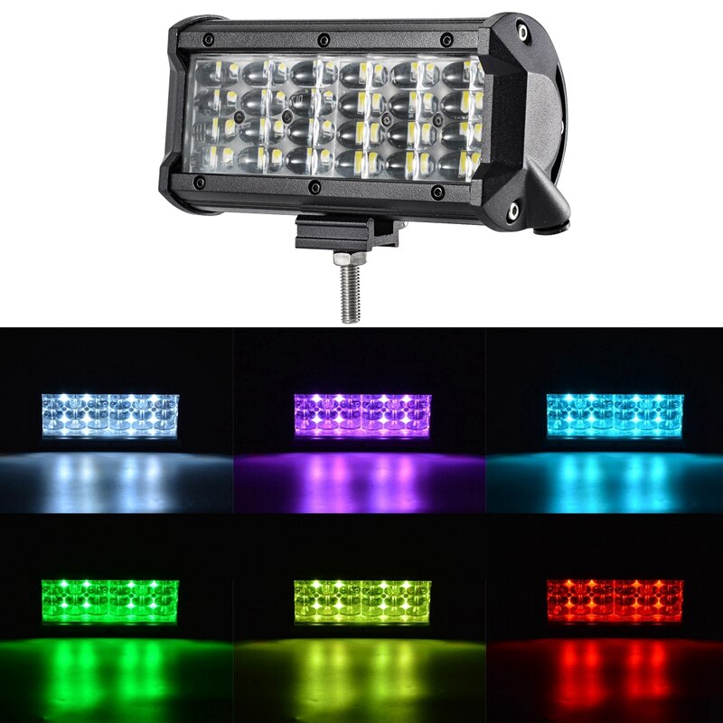 72W Car LED Work Light RGB Atmosphere Lamp LED Flo... – Grandado