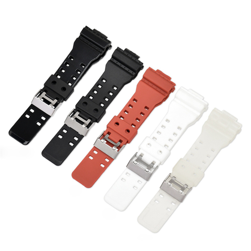 Siliconen Horlogeband voor Casio G-Shock GA-100/110/120/150/200/300 400 700 GD-100/110/120 G-8900 GLS-100 Sport Band Armband