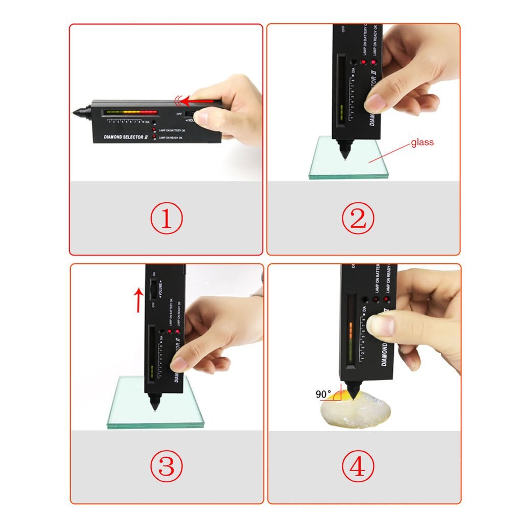 Crystal Tester Tool Thermal Conductivity Meter Dri... Grandado