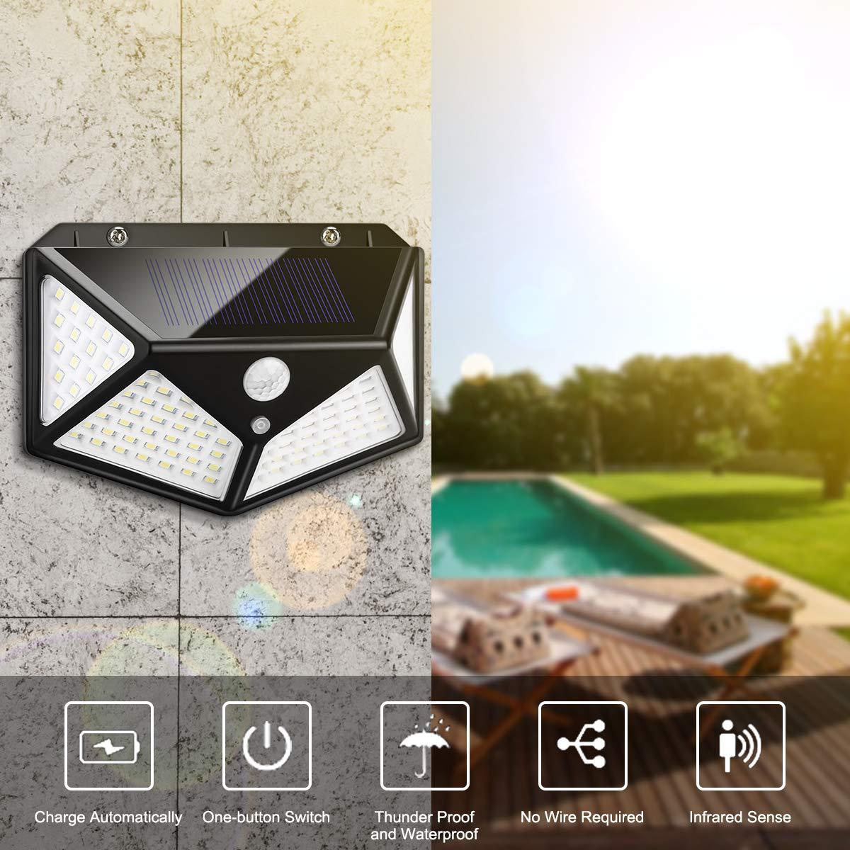 Led Solar Type LED Solar Light Outdoor Solar Lamp with Motion Sen... – Grandado