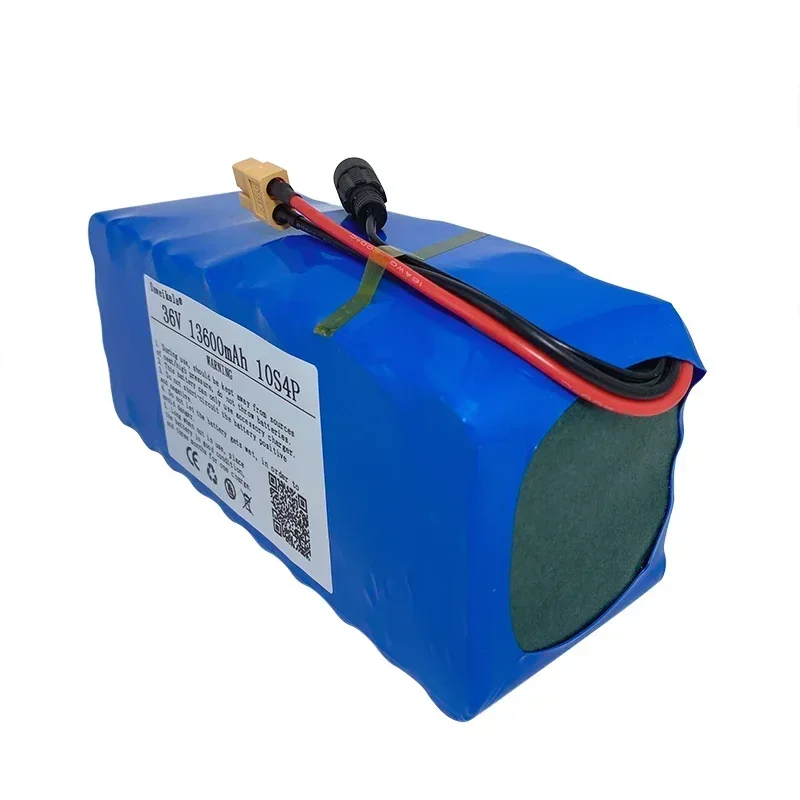 2025 Upgrade 10S4P 36 V 13600 mAh Lithiumbatterij Elektrische Scooter 18650 Batterij + Gratis Lader