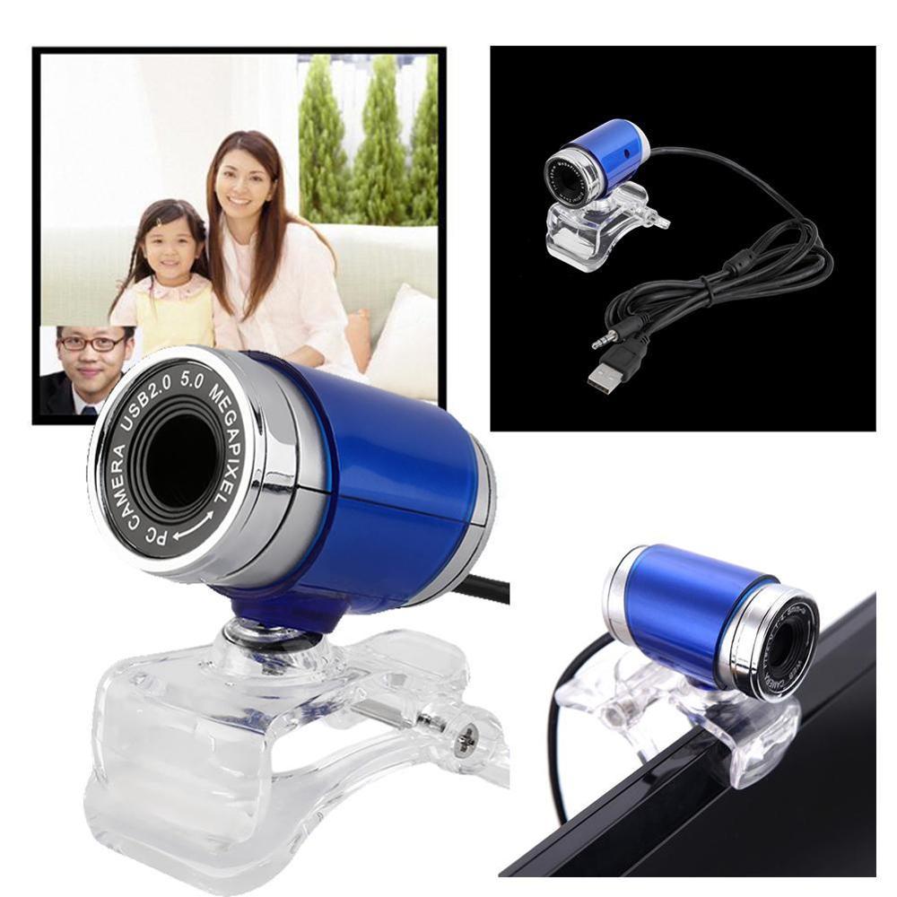 360 Degree Adjustment USB 2.0 5MP HD CMOS Image Sensor Webcam Web Cam Camera for Computer PC Laptop Desktop