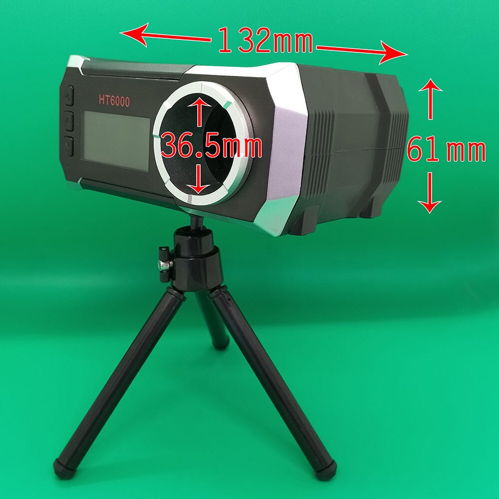 HT6000 High Accuracy Speed Measuring Instrument Initial Speed Velocity Velocimetry Tachometer with LCD Display