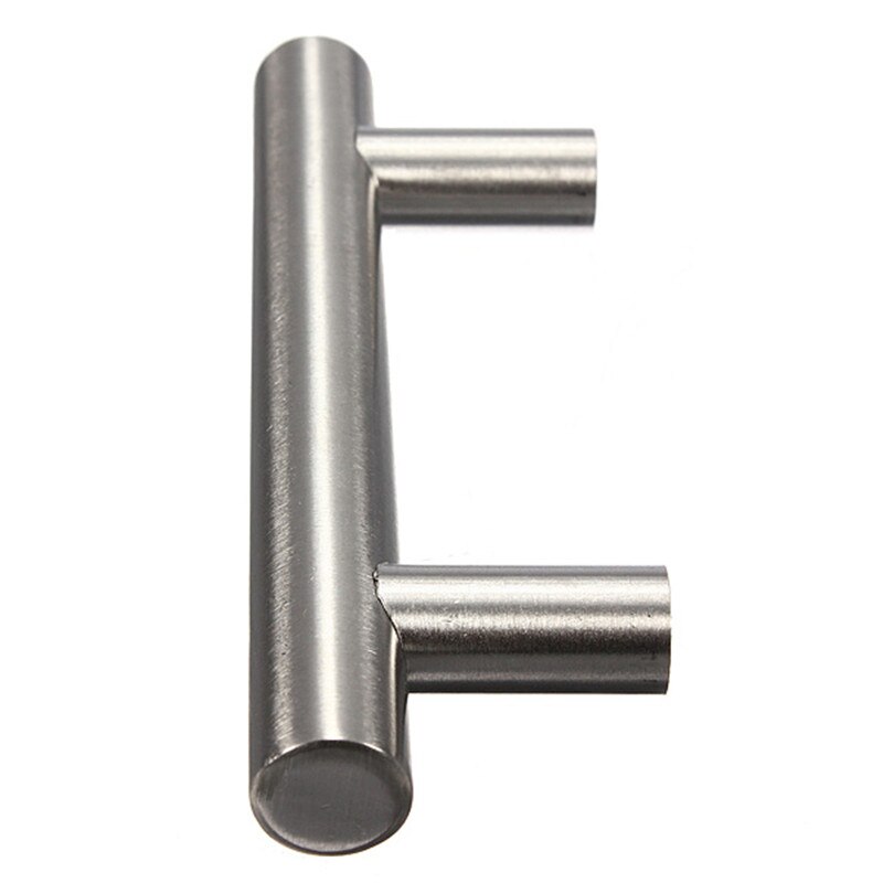 4 " 6 " 8 "kabinet t bar træk håndtag rustfrit stål møbler hardware skuffeknap køkken skab dørhåndtag træk møbler
