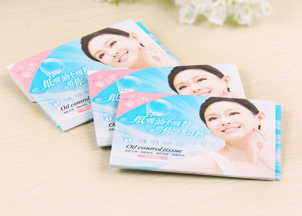 2x (40 Stks/pak) olie Controle Gezicht Absorberend Papier Gezicht Olie Controle Reiniging Doekjes Absorberende Vel Vette Tissue Gezichtsverzorging Papier