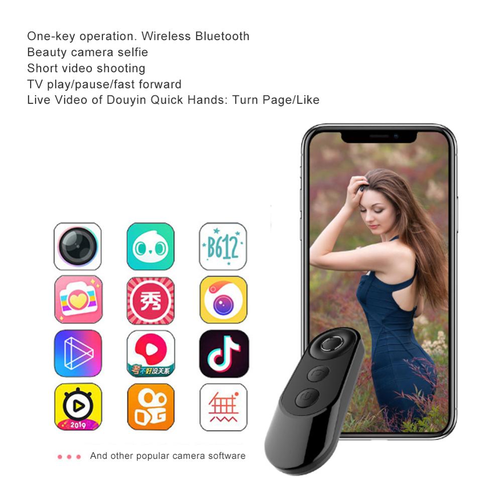 Mini One-click Selfie Shutter Release Button Camera Controller Stick For Selfie Photo Control Bluetooth-compatible Remote Button