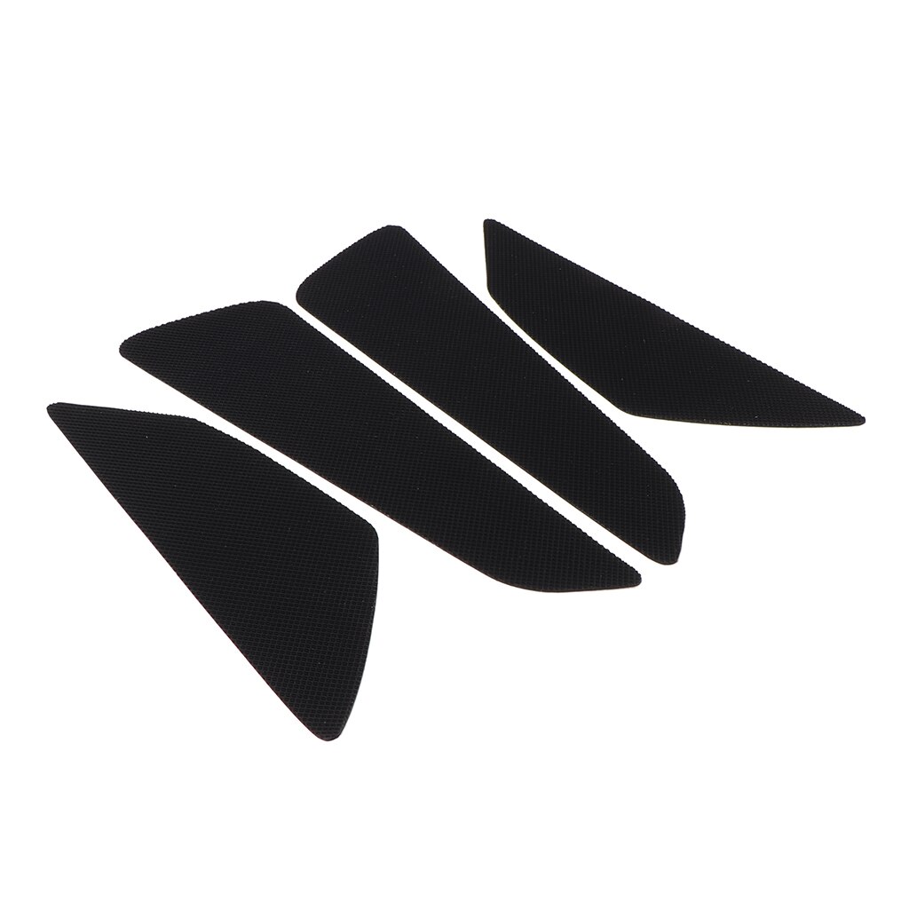 Black Rubber Gas Fuel Tank Traction Pad Anti Side Slip Protector for Honda