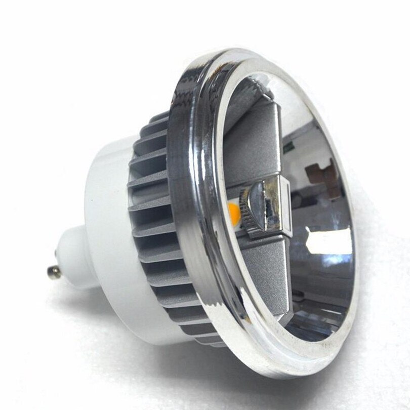 Bombilla LED superbrillante AR111, 15W, COB, AR111, QR111, G53, GU10, lámpara regulable, foco AC110V/220V/DC12V, 1 ud.