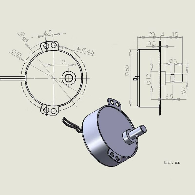1 st tyc 49 ac220v 3.5w permanentmagnet synkron växelmotor 3 rpm 5 rpm 10 rpm 15 rpm 20 rpm 30 rpm hantverk rotera/ugn/små fläktar