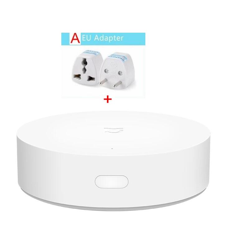 Xiaomi novo multimodo casa inteligente gateway zigbee, wifi, bluetooth, em malha, hub, funciona com mijia, app, apple homekit, hub: add A EU plug