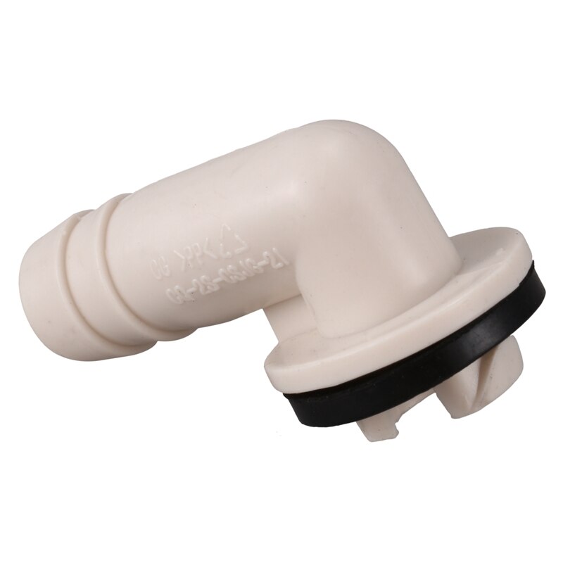 Top Air Conditioner Ac Drain Hose Connector Elbow Fitting with Rubber Ring for Mini-Split Units and Window Ac Unit 3/5 Inch