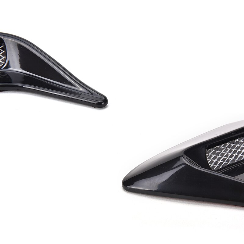 2pcs Car Auto Side Vent Air Flow Fender Intake Sticker Car Simulation Side Vents Decorative