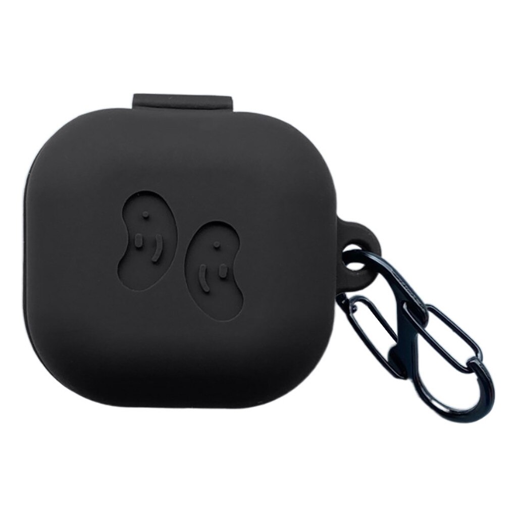 Protective Cover Silicone Case for Samsung Galaxy Buds live Earphone with Hook: A