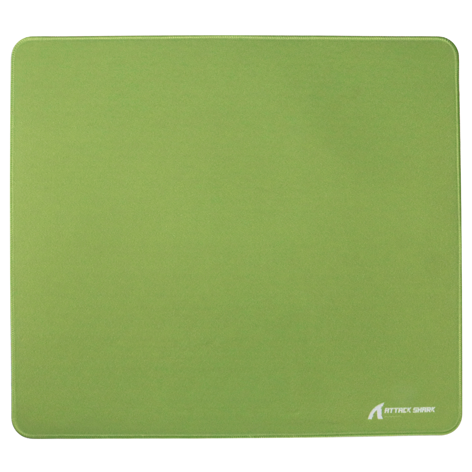 Duża podkładka pod mysz do gier Attack Shark eSport, teksturowana gładka powierzchnia, antypoślizgowa gumowa podstawa, szwy antypoślizgowe, 450x400x4mm: zielone światło
