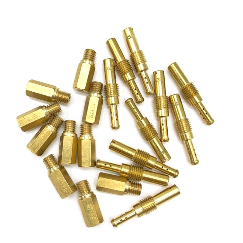 20Pcs Carburateur Jet Kit Set Trage/Pilot Jet &amp; Main Jet Voor Pwk Keihin Oko Cvk pe Carburateur