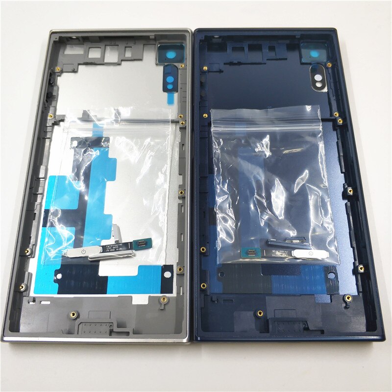 Original pour Sony Xperia XZ F8332 F8331 boîtier couvercle de batterie porte couverture arrière châssis cadre couverture arrière boîtier