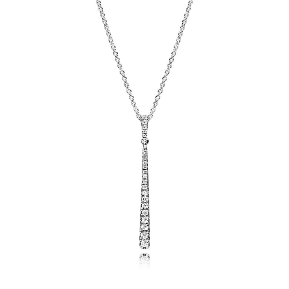 100% 925 sterlingsølv opprinnelig modell sjarm halskjede kvinnelig hjerteformet valentinsdag hjerteformet halskjede smykker: 396354cz 60cm